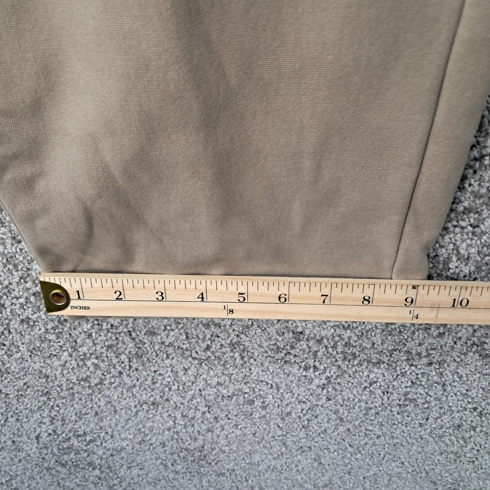 Coleman Mens Fleece Lined Canvas Utility Pants Tan Khaki Workwear 38x30